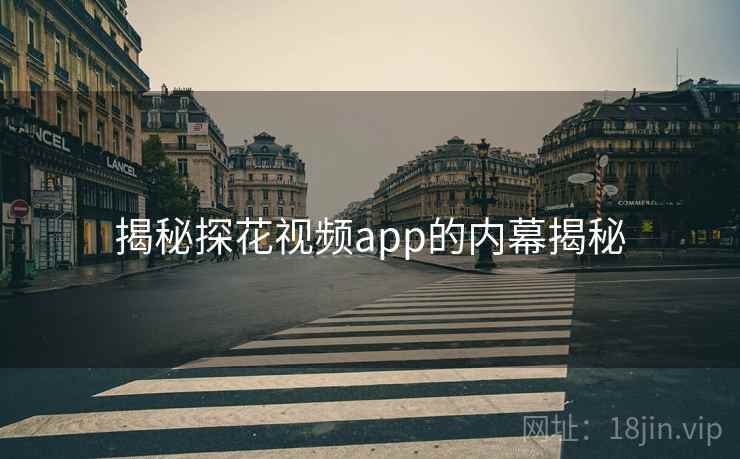 揭秘探花视频app的内幕揭秘