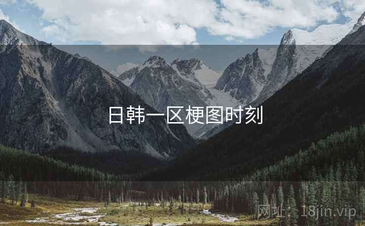 日韩一区梗图时刻