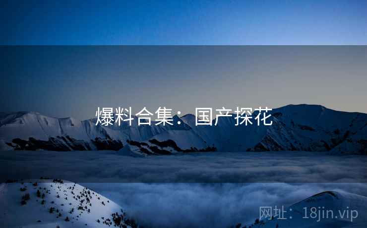 爆料合集:国产探花