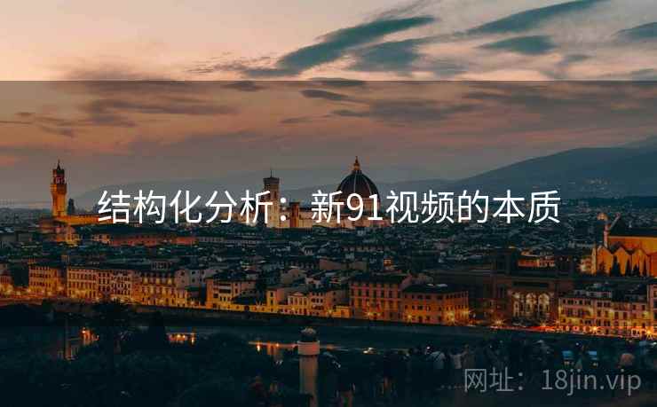 结构化分析:新91视频的本质