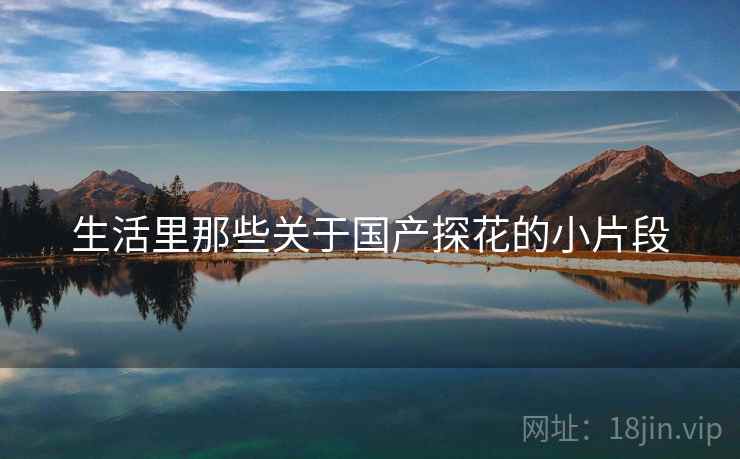 生活里那些关于国产探花的小片段